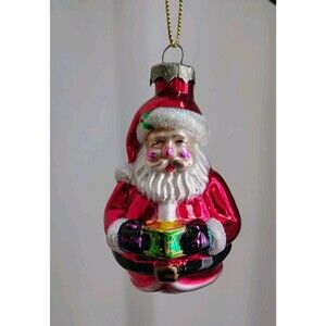 Thomas Pacconi Museum Series Santa Glass Christmas Ornament Vintage